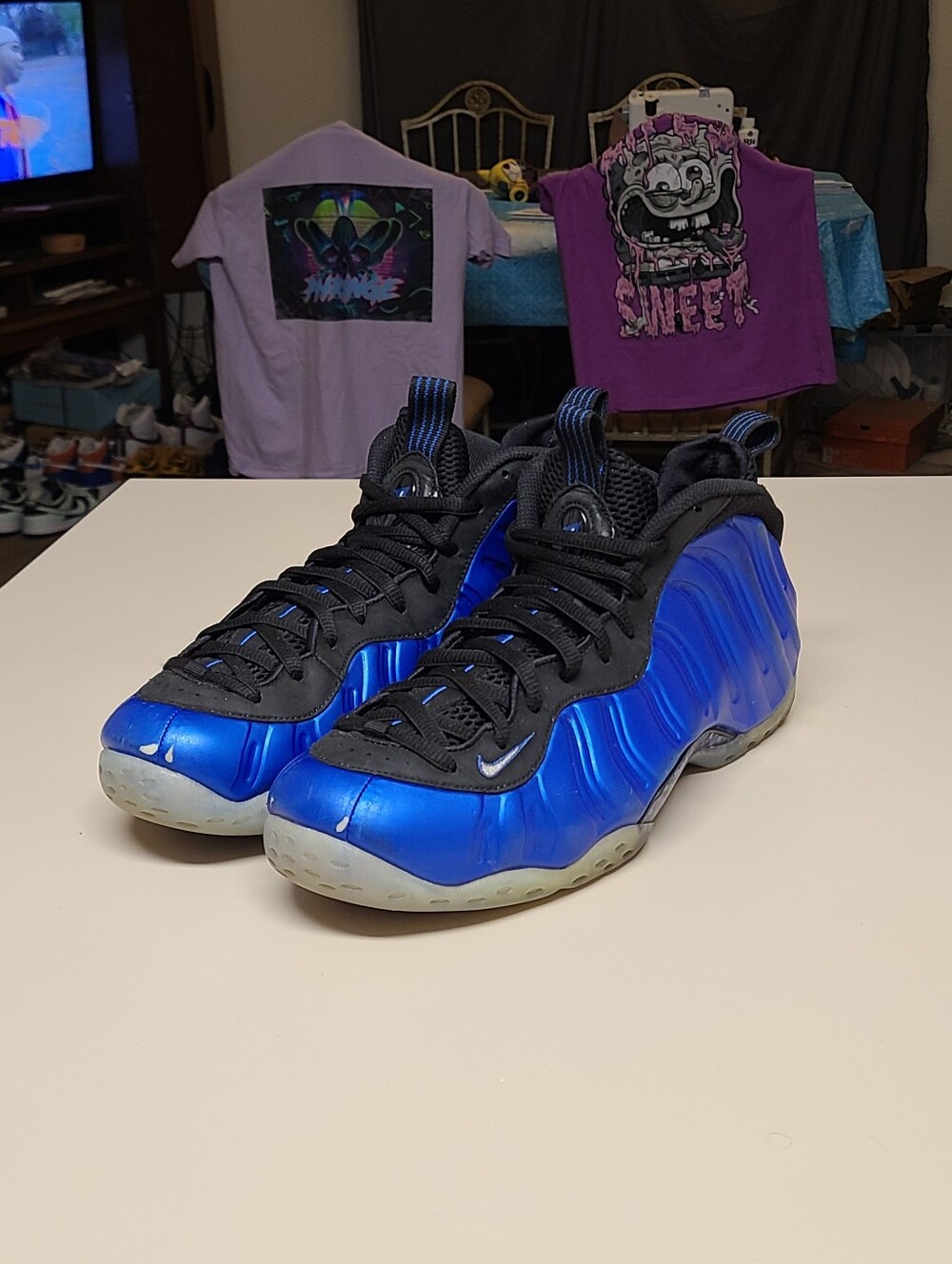 Nike Air Foamposite One Royal basketball sneakers size 10.5